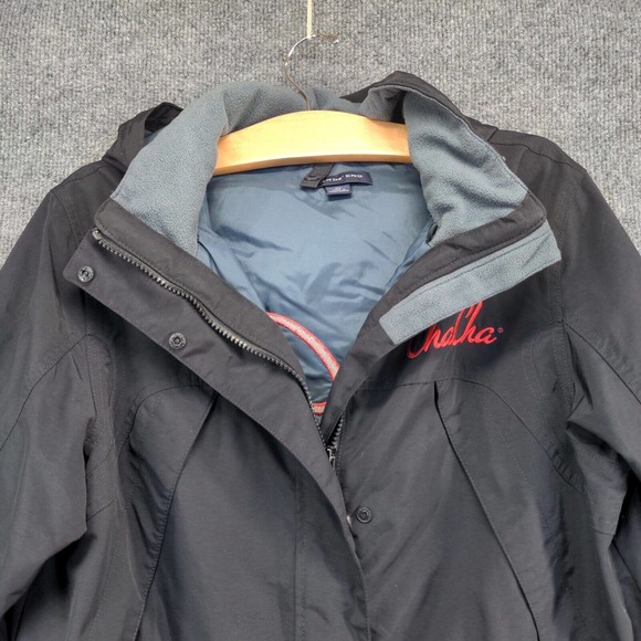 Lands' End Women's 2008 Sundance Film Festival Windbreaker Jacket Black Small - Picture 3 of 15